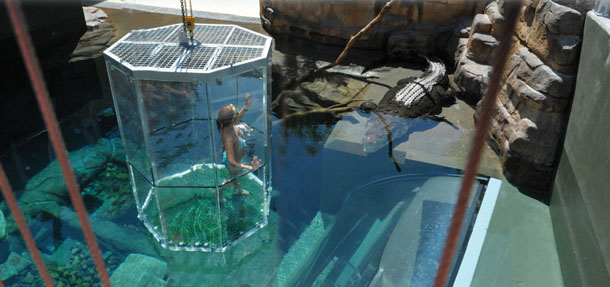Cage of Death, Crocosaurus Cove, Australia