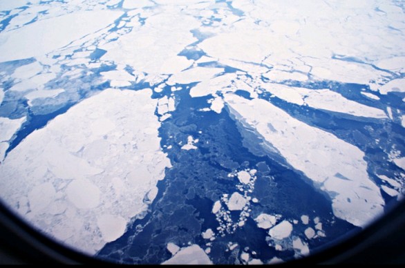 Iceberg view from the plane Iceberg view from the plane