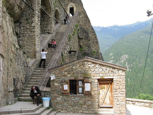 Inside the Monastery's area