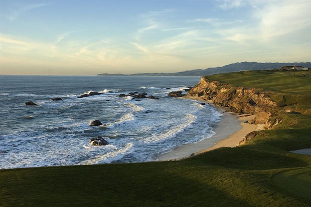 The hotel Ritz on the cliff