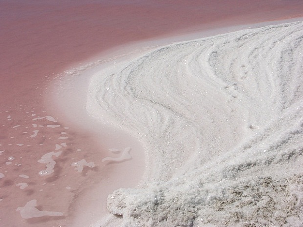 Lake Hillier Close up