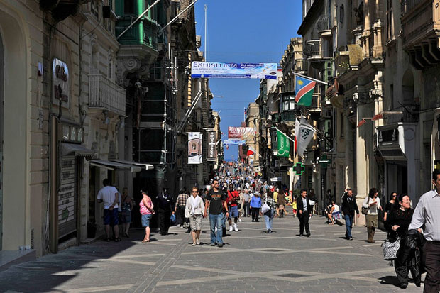 Valleta streets