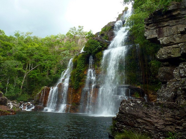 Pantanal waterfall