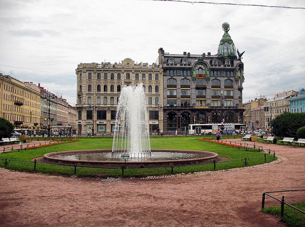 Square before the Building