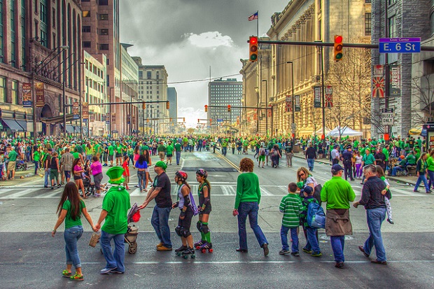 St. Patrick's Day Green Parade everywhere