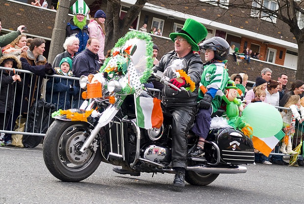 St. Patrick's Day Motorbikes of the Parade