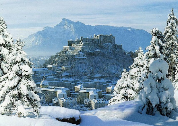 Austrian Snowy Landscape