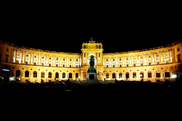 Hofburg of Vienna at Night