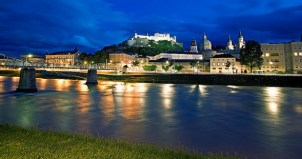 Hohensalzburg Castle at Night