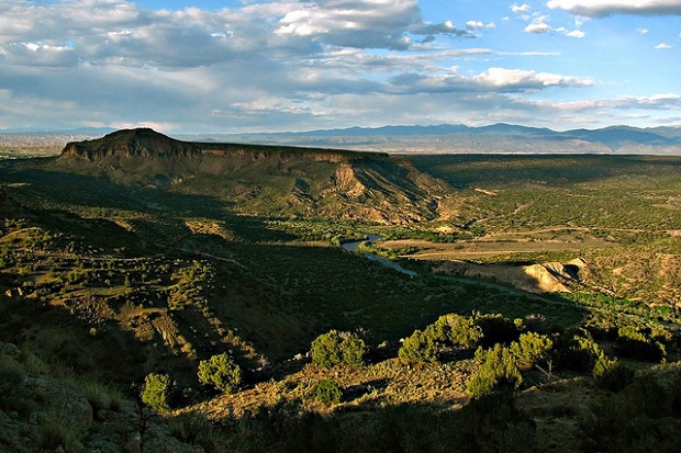 Mexico Sunset near Whiterock overlook