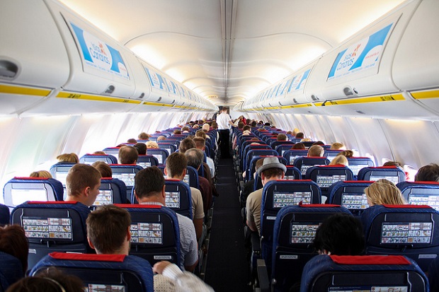 Ryanair Plane interior