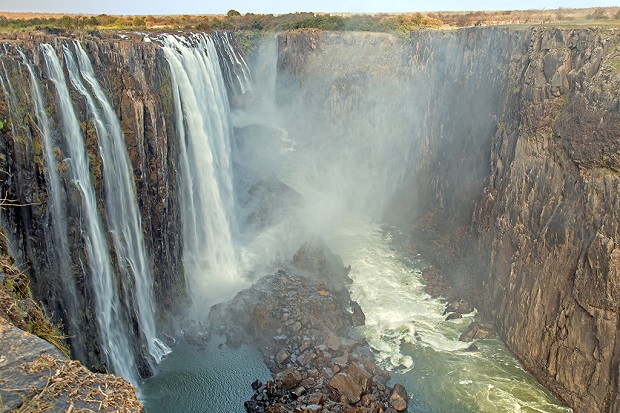 Victoria Falls from Livingstone Island