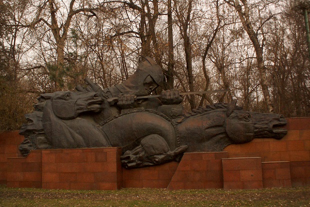 Almaty Panfilov Park Monument