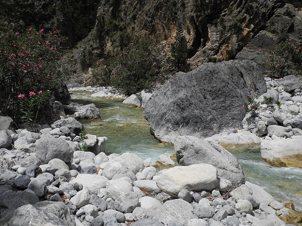 Samaria Gorge river