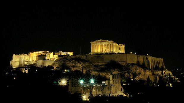 Parthenon at Night