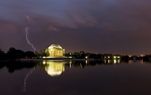 Thomas Jefferson Memorial from afar